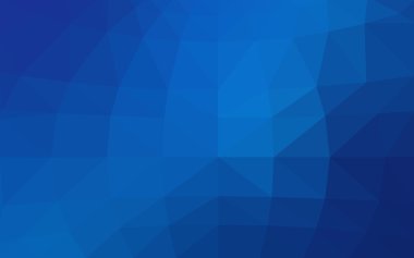 Üçgenler ve degrade origami tarzında oluşan ışık mavi köşeli tasarım deseni