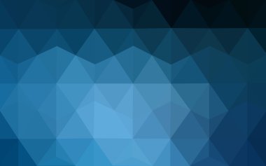 Üçgenler ve degrade origami tarzı oluşur koyu mavi köşeli tasarım deseni.