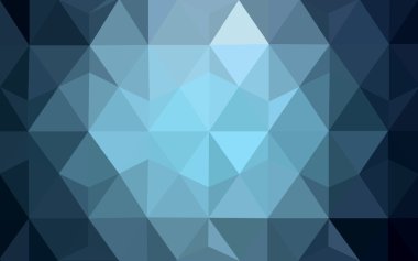 Üçgenler ve degrade origami tarzı oluşur koyu mavi köşeli tasarım deseni.