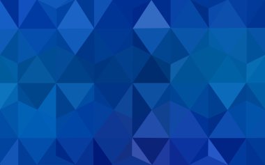 Üçgenler ve degrade origami tarzı oluşur mavi köşeli tasarım deseni.