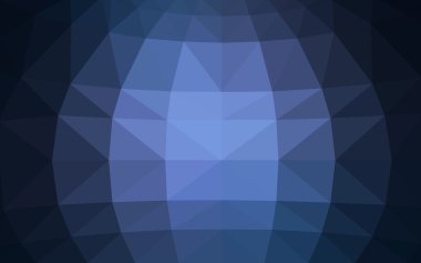 Üçgenler ve degrade origami tarzında oluşan ışık mavi köşeli tasarım deseni