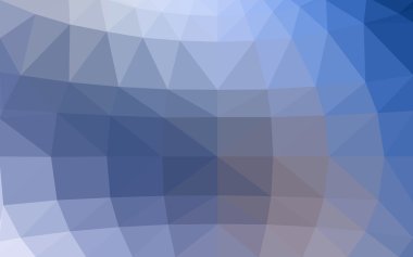 Üçgenler ve degrade origami tarzında oluşan ışık mavi köşeli tasarım deseni