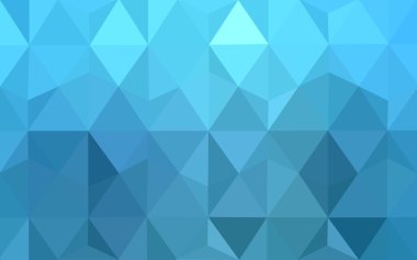 Üçgenler ve degrade origami tarzı oluşur mavi köşeli tasarım deseni.