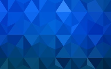 Üçgenler ve degrade origami tarzı oluşur mavi köşeli tasarım deseni.