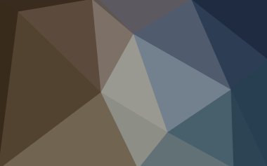 Üçgenler ve degrade origami tarzı oluşur çok renkli mavi, kırmızı kenarlı tasarım deseni.