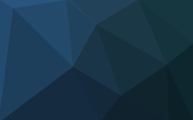 Üçgenler ve degrade origami tarzı oluşur mavi köşeli tasarım deseni.