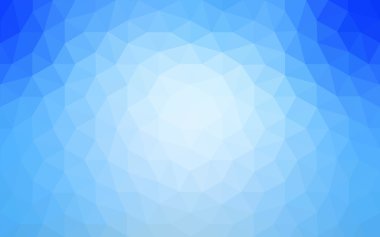 Üçgenler ve degrade origami tarzı oluşur mavi köşeli tasarım deseni.