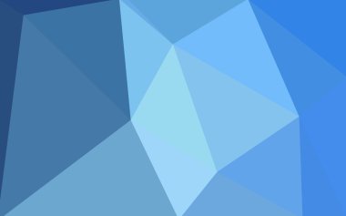 Üçgenler ve degrade origami tarzı oluşur mavi köşeli tasarım deseni.