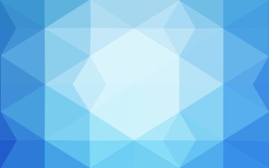 Üçgenler ve degrade origami tarzı oluşur mavi köşeli tasarım deseni.