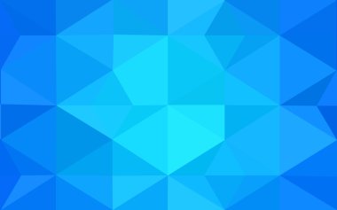 Üçgenler ve degrade origami tarzı oluşur mavi köşeli tasarım deseni.