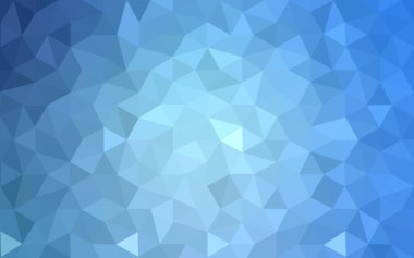 Üçgenler ve degrade origami tarzı oluşur mavi köşeli tasarım deseni.