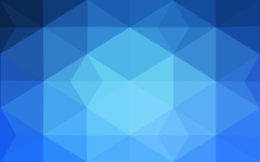 Üçgenler ve degrade origami tarzı oluşur mavi köşeli tasarım deseni.