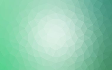 Üçgenler ve degrade origami tarzı oluşur yeşil köşeli tasarım deseni.