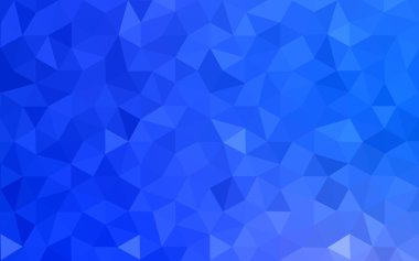 Üçgenler ve degrade origami tarzı oluşur mavi köşeli tasarım deseni.