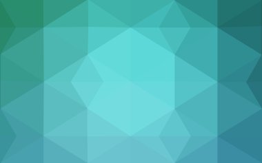 Üçgenler ve degrade origami tarzı oluşur mavi köşeli tasarım deseni.