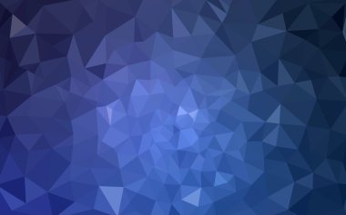 Üçgenler ve degrade origami tarzı oluşur mavi köşeli tasarım deseni.