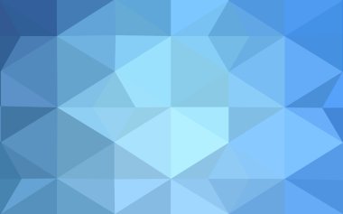 Üçgenler ve degrade origami tarzı oluşur mavi köşeli tasarım deseni.