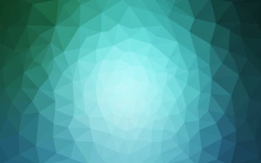 Üçgenler ve degrade origami tarzı oluşur mavi köşeli tasarım deseni.