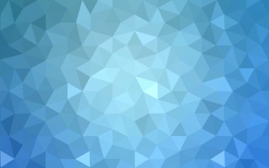 Üçgenler ve degrade origami tarzı oluşur mavi köşeli tasarım deseni.