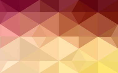 Üçgenler ve degrade origami tarzı oluşur çok renkli kırmızı, sarı, turuncu poligonal tasarım deseni.