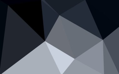 Üçgenler ve degrade origami tarzı oluşur koyu gri köşeli tasarım deseni.