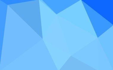 Üçgenler ve degrade origami tarzı oluşur mavi köşeli tasarım deseni.