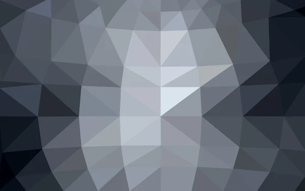 Modèle de conception polygonale gris clair, qui se composent de triangles et de dégradé dans le style origami — Image vectorielle