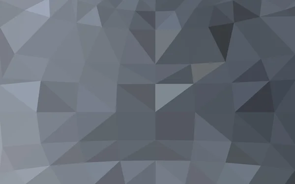 Patrón de diseño poligonal gris claro, que consiste en triángulos y gradiente en estilo origami — Vector de stock