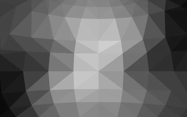 Modèle de conception polygonale gris clair, qui se composent de triangles et de dégradé dans le style origami — Image vectorielle