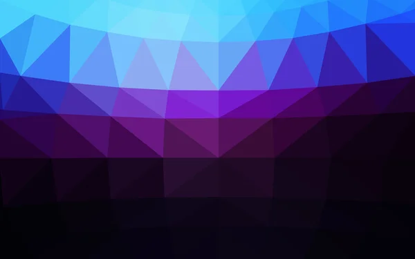 Rosa escuro, padrão de design poligonal azul, que consistem em triângulos e gradiente no estilo origami — Vetor de Stock