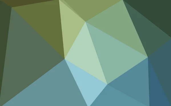 Multicolor verde, azul padrão de design poligonal, que consistem em triângulos e gradiente no estilo origami . — Vetor de Stock