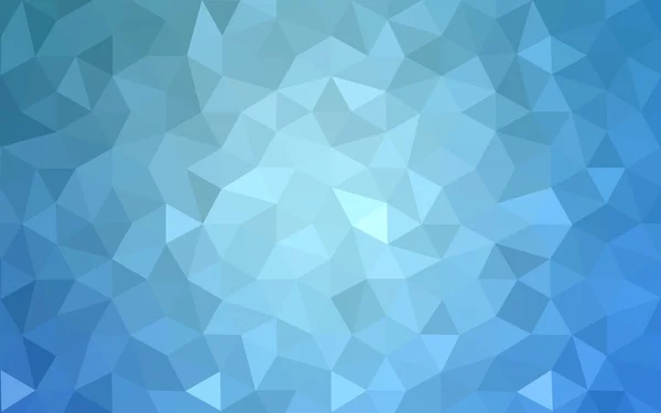 Motif de conception polygonale bleue, qui se composent de triangles et de dégradé dans le style origami . — Image vectorielle