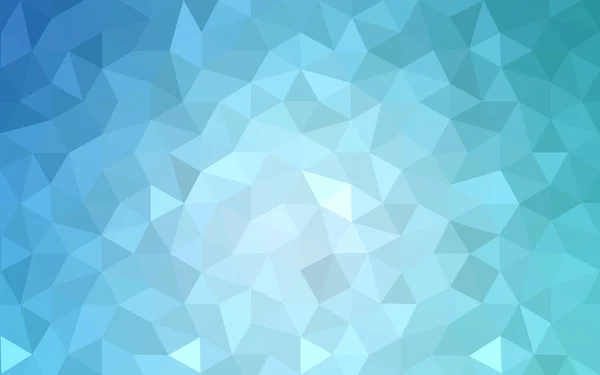 Patrón de diseño poligonal azul, que consisten en triángulos y gradiente en estilo origami . — Vector de stock