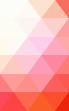 Üçgenler ve degrade origami tarzı oluşur kırmızı köşeli tasarım deseni.