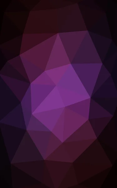 Dark pink, yellow polygonal design pattern,which consist of triangles and gradient in origami style — Stock Photo, Image