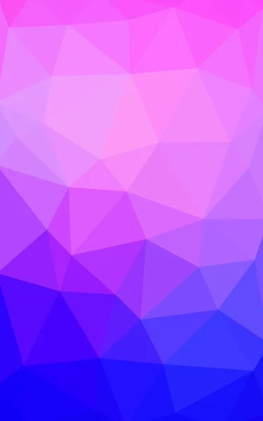 Patrón de diseño poligonal rosa claro, azul, que consiste en triángulos y gradiente en estilo origami —  Fotos de Stock