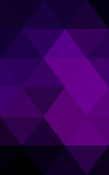 Dark purple polygonal design pattern, which consist of triangles and gradient in origami style. — Stock Photo, Image