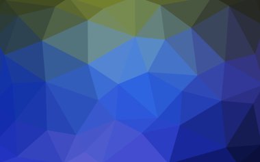 Açık mavi, poligonal tasarım deseni, yeşil üçgenler ve degrade origami tarzı hangi oluşur