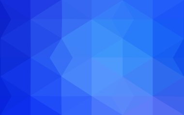 Üçgenler ve degrade origami tarzı oluşur mavi köşeli tasarım deseni.