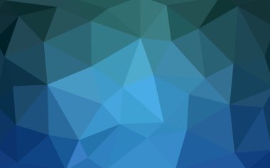 Açık mavi, poligonal tasarım deseni, yeşil üçgenler ve degrade origami tarzı hangi oluşur