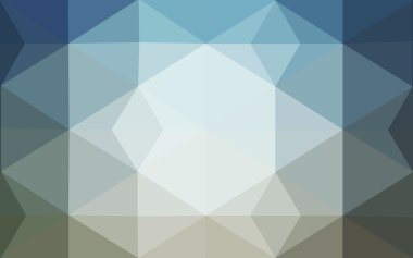 Üçgenler ve degrade origami tarzı oluşur çok renkli mavi, sarı, turuncu poligonal tasarım deseni.