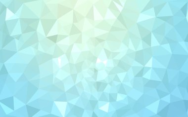 Üçgenler ve degrade origami tarzı oluşur mavi köşeli tasarım deseni.