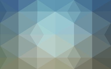 Üçgenler ve degrade origami tarzı oluşur çok renkli mavi, sarı, turuncu poligonal tasarım deseni.