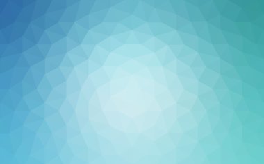 Üçgenler ve degrade origami tarzı oluşur mavi köşeli tasarım deseni.