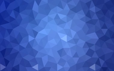 Üçgenler ve degrade origami tarzı oluşur mavi köşeli tasarım deseni.