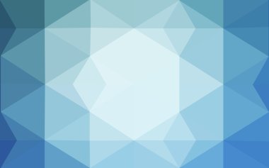 Üçgenler ve degrade origami tarzı oluşur mavi köşeli tasarım deseni.