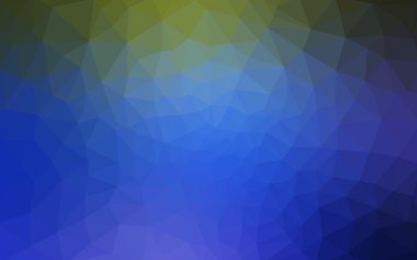 Üçgenler ve degrade origami tarzı oluşur çok renkli yeşil, mavi köşeli tasarım deseni.