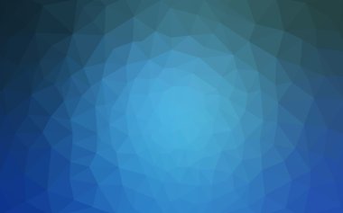 Üçgenler ve degrade origami tarzı oluşur mavi köşeli tasarım deseni.