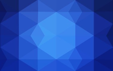 Üçgenler ve degrade origami tarzı oluşur mavi köşeli tasarım deseni.