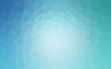 Üçgenler ve degrade origami tarzı oluşur mavi köşeli tasarım deseni.